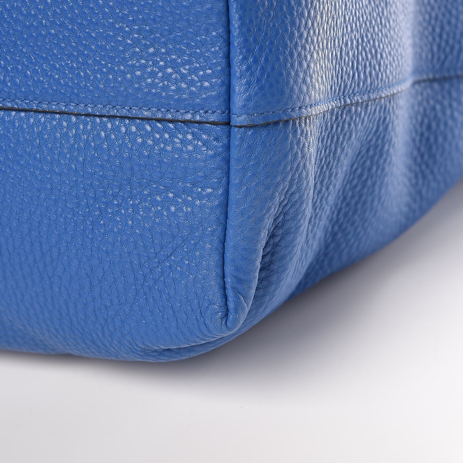 Prada Vitello Daino Tote Azzurro 13 of 13