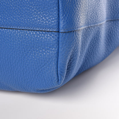 Prada Vitello Daino Tote Azzurro 13 of 13