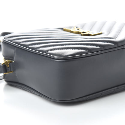 Saint Laurent Calfskin Matelasse Monogram Lou Camera Bag Storm 6 of 9
