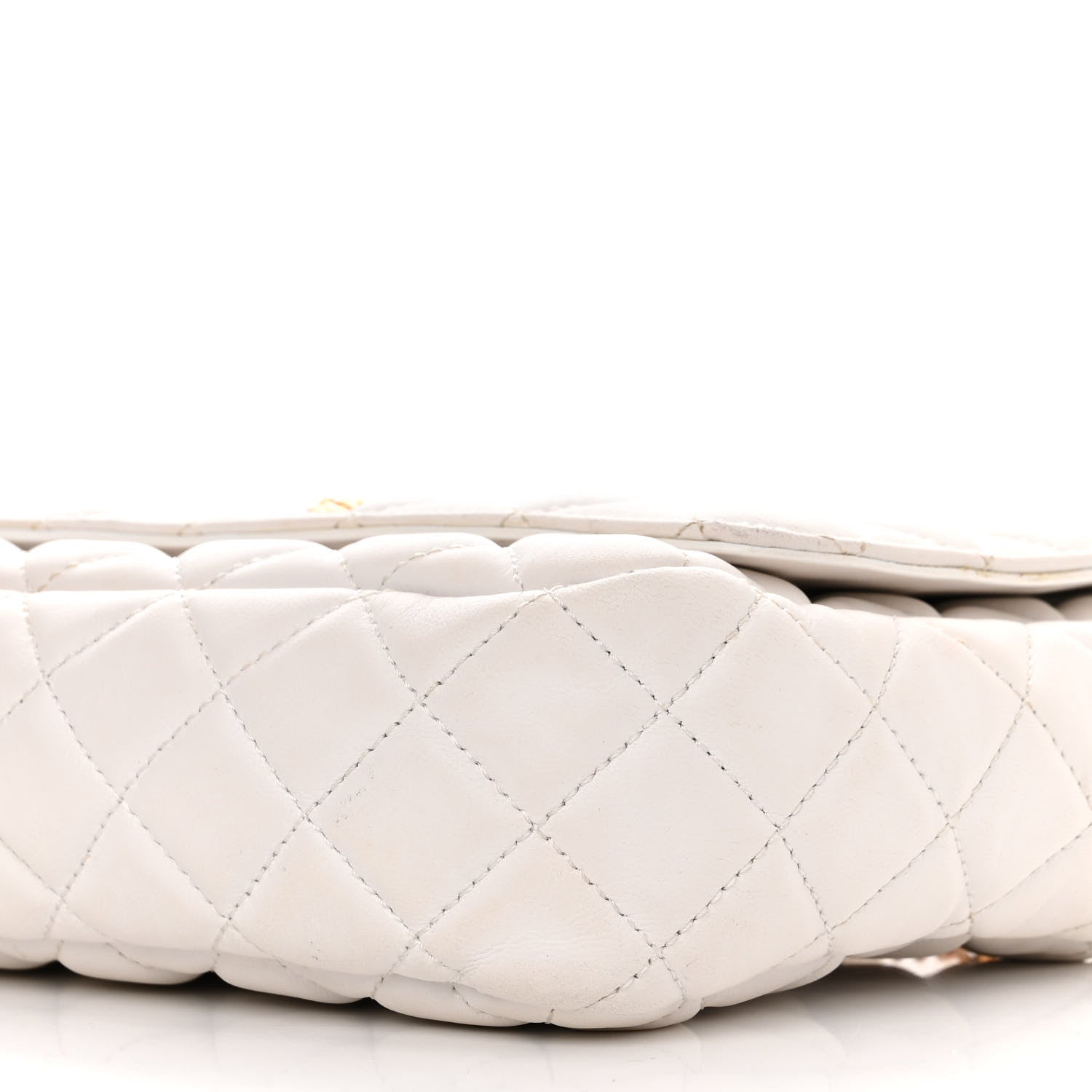 Versace Nappa Quilted La Medusa Chain Crossbody White 12 of 13