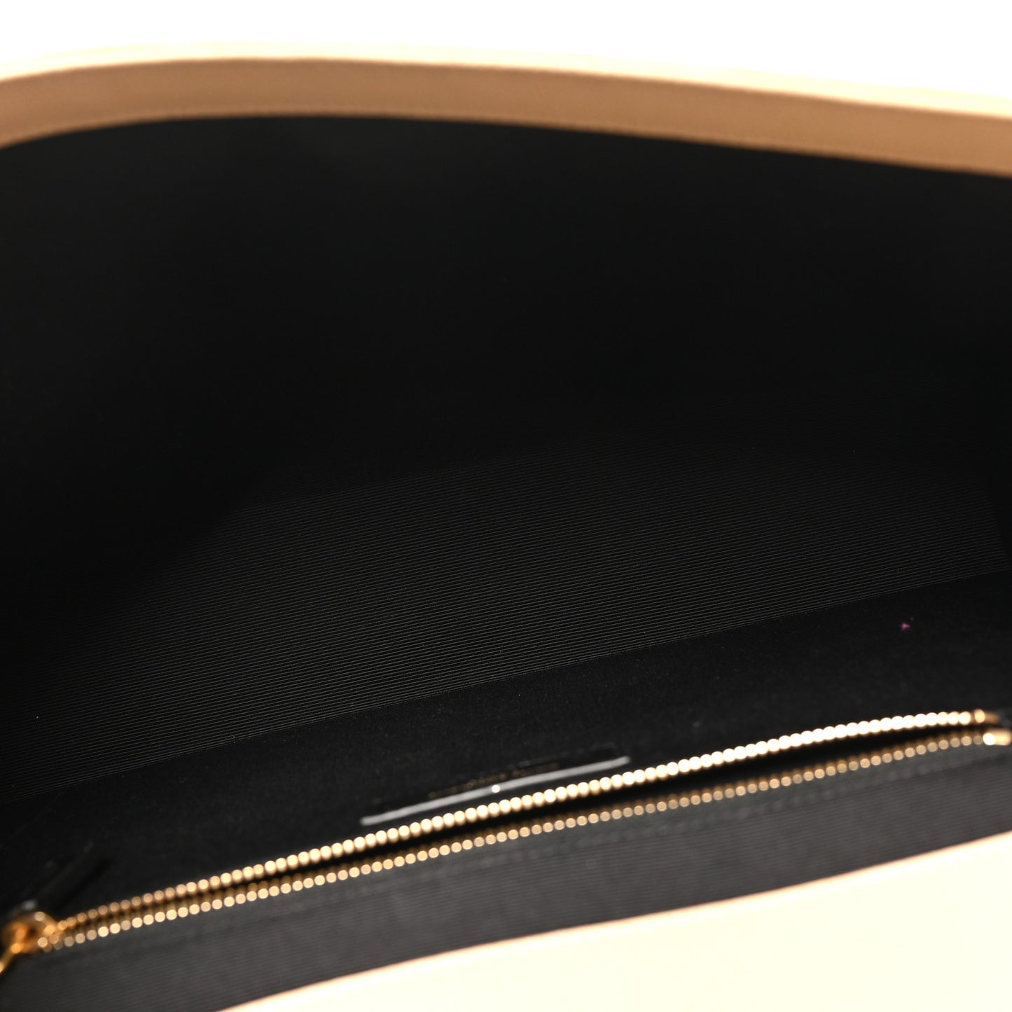 Grain De Poudre Matelasse Chevron Large Monogram Satchel Nude Powder