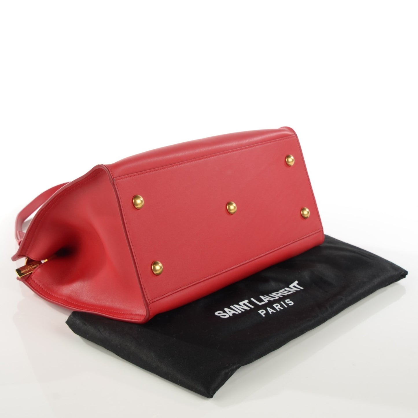 Calfskin Small Classic Y Cabas Red