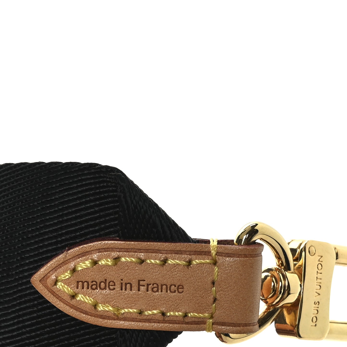 Reverse Monogram Multi Pochette Accessories Bandouliere Shoulder Strap Black