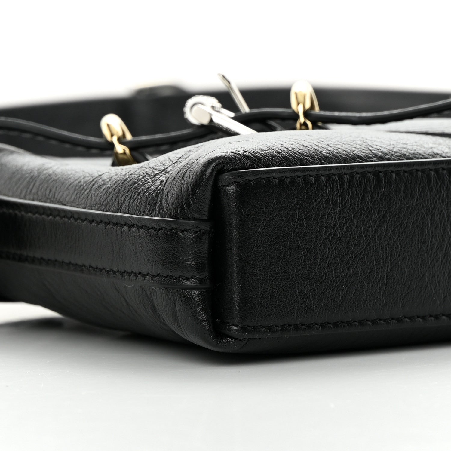 Givenchy Tumbled Calfskin Mini Voyou Boyfriend Party Bag Black 9 of 11