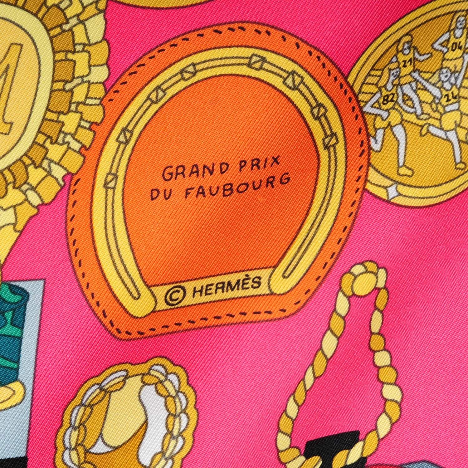 Hermes Silk Les Trophees Scarf 90 5 of 6