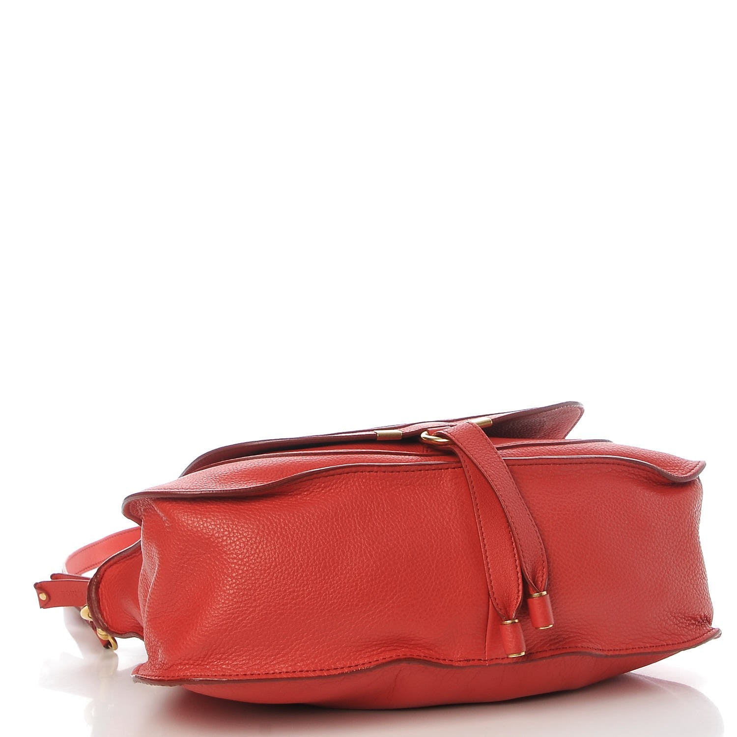 Chloe Calfskin Medium Marcie Satchel Plaid Red 4 of 8