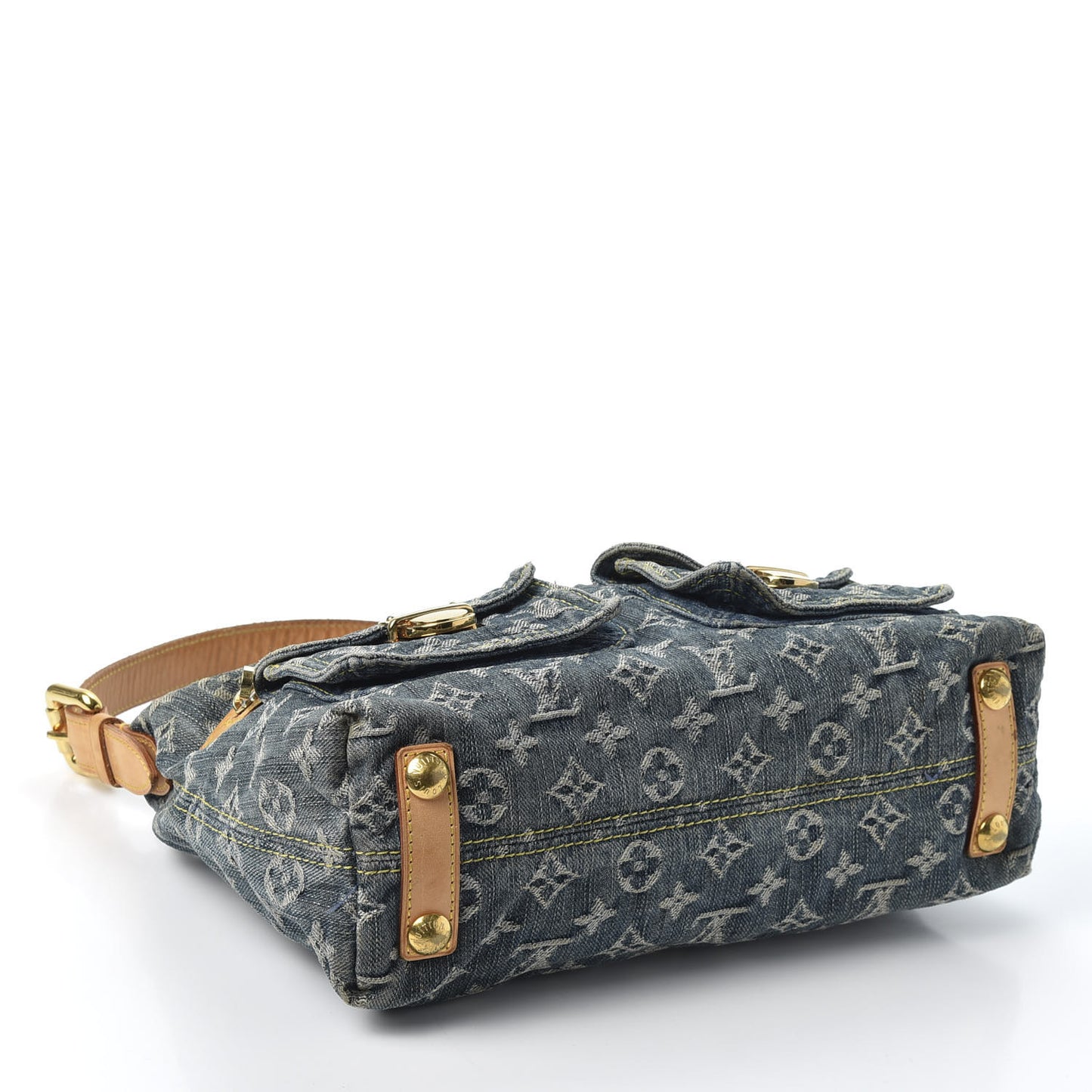 Monogram Denim Baggy PM Blue