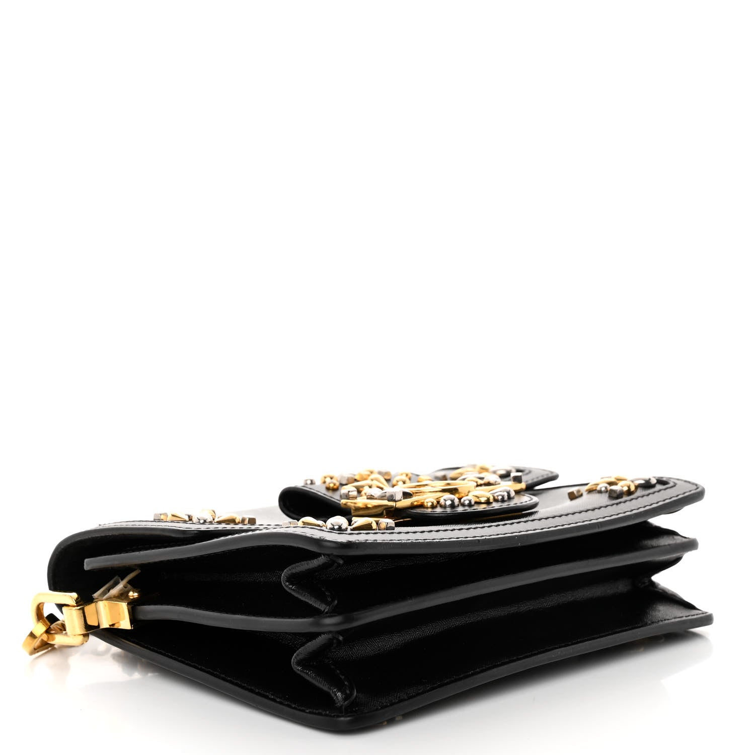 Louis Vuitton Epi Embellished Mini Dauphine Black 4 of 10