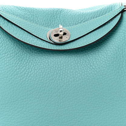 Hermes Taurillon Clemence Lindy 26 Bleu Atoll 8 of 10