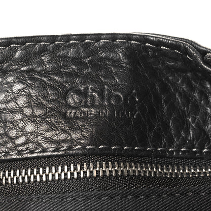 Chloe Calfskin Paddington Front Pocket Tote Black 5 of 13