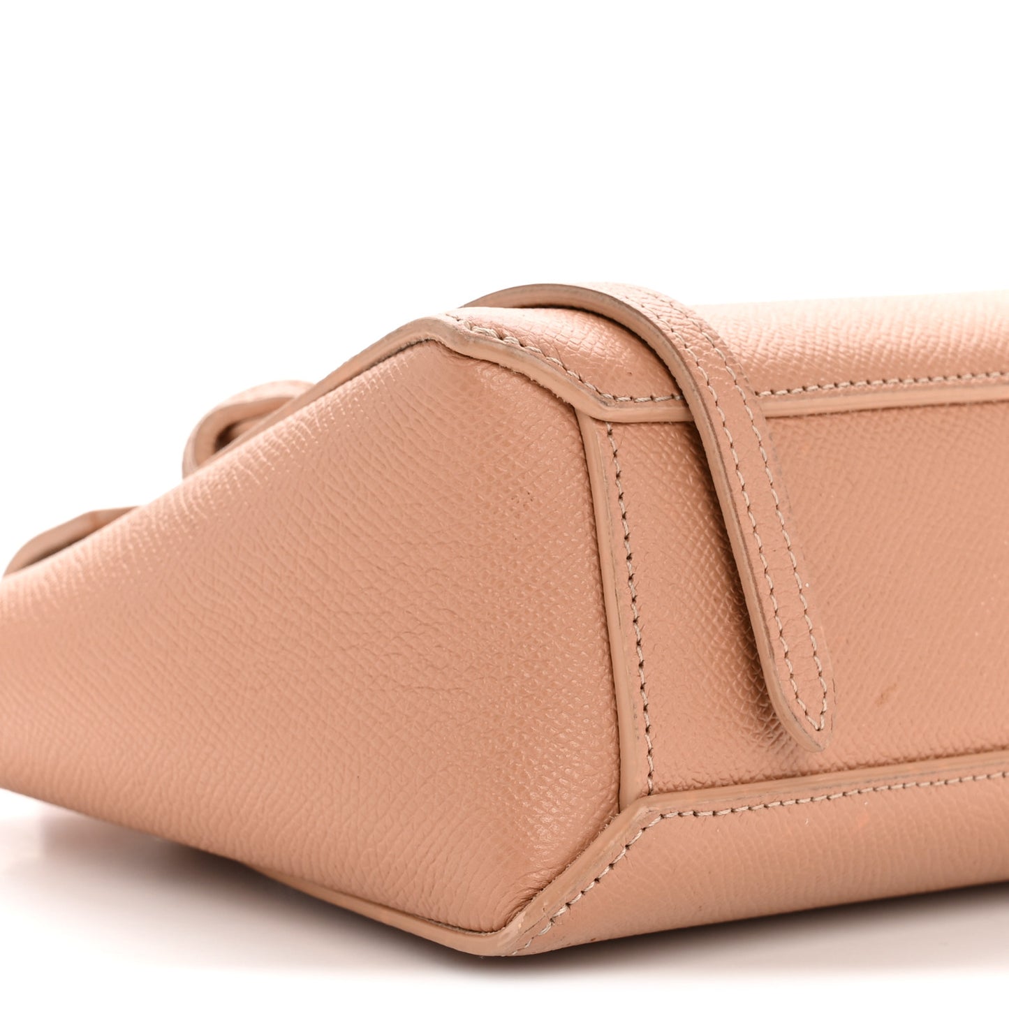 Grained Calfskin Pico Belt Bag Light Taupe