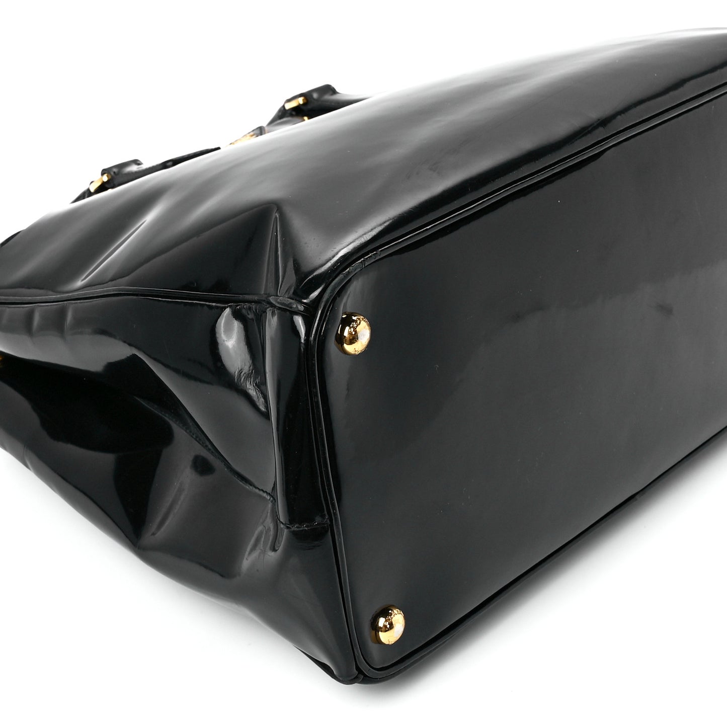 Spazzolato Large Galleria Double Zip Tote Black