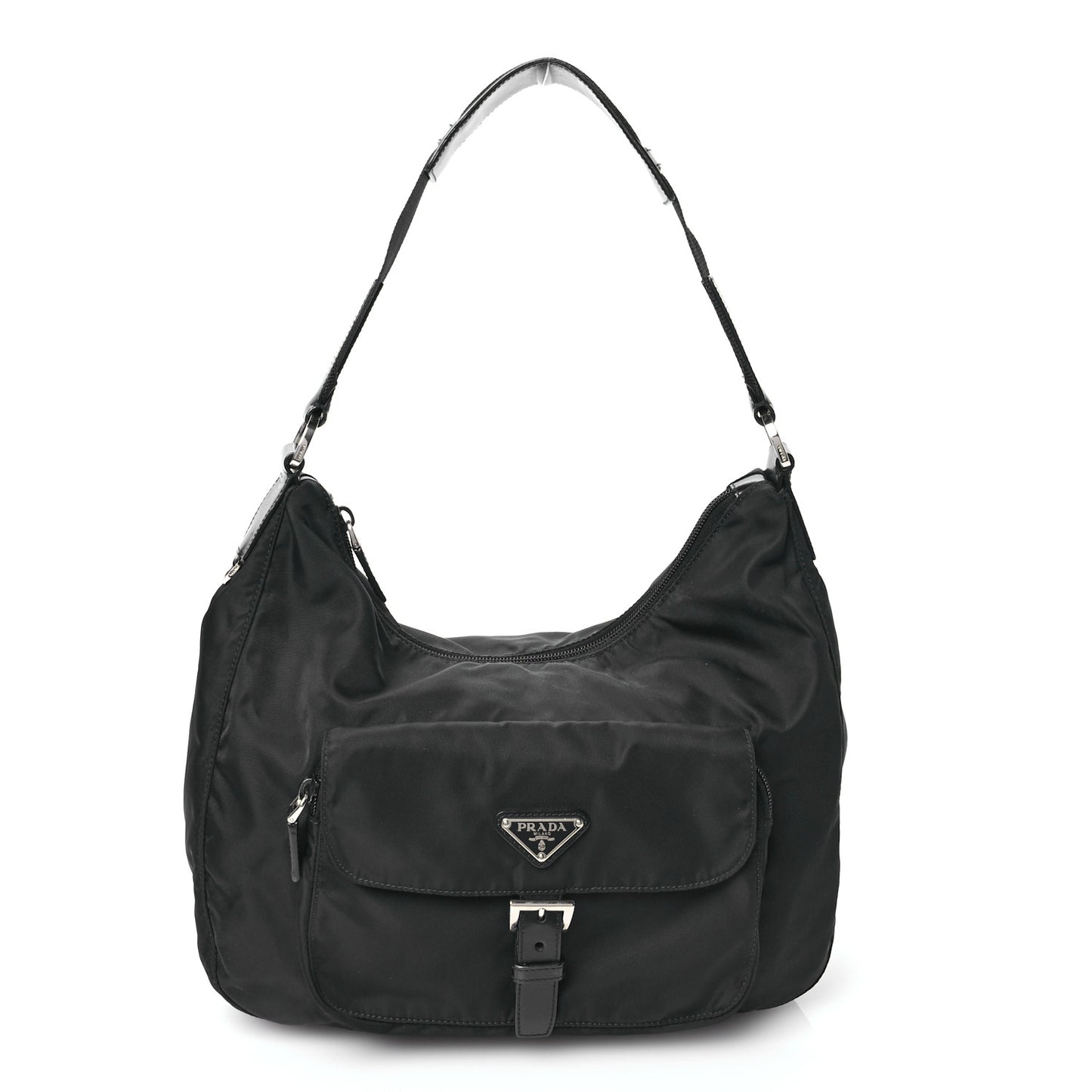 Tessuto Nylon Hobo Black