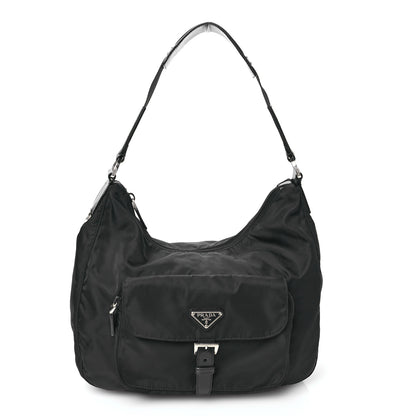 Prada Tessuto Nylon Hobo Black 1 of 10