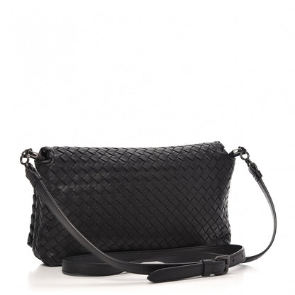 Bottega Veneta Nappa Intrecciato Dahlia Clutch Crossbody Black 3 of 9