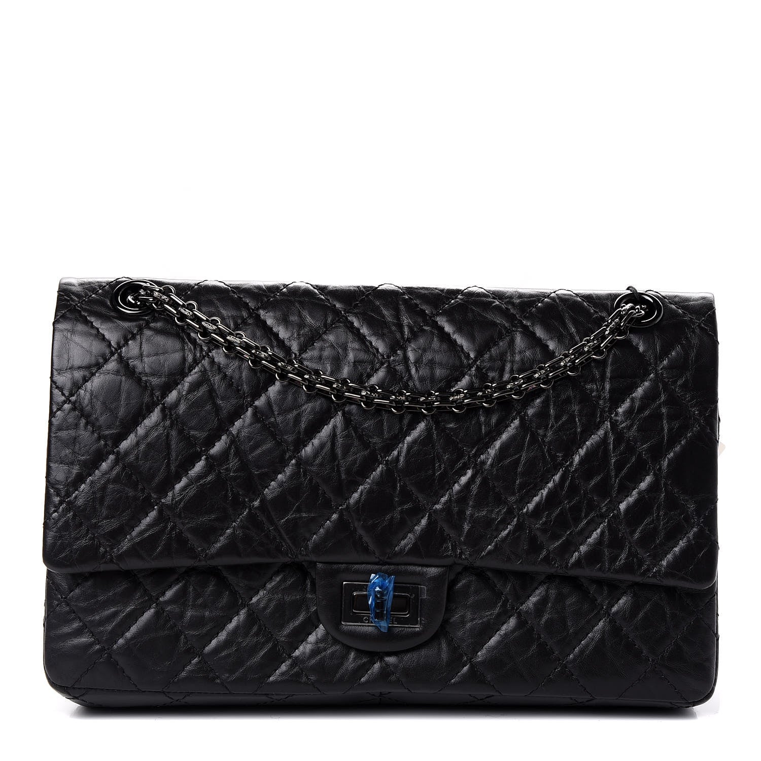 Chanel Aged Calfskin Quilted 2.55 Reissue 226 Flap So Black 1 of 11