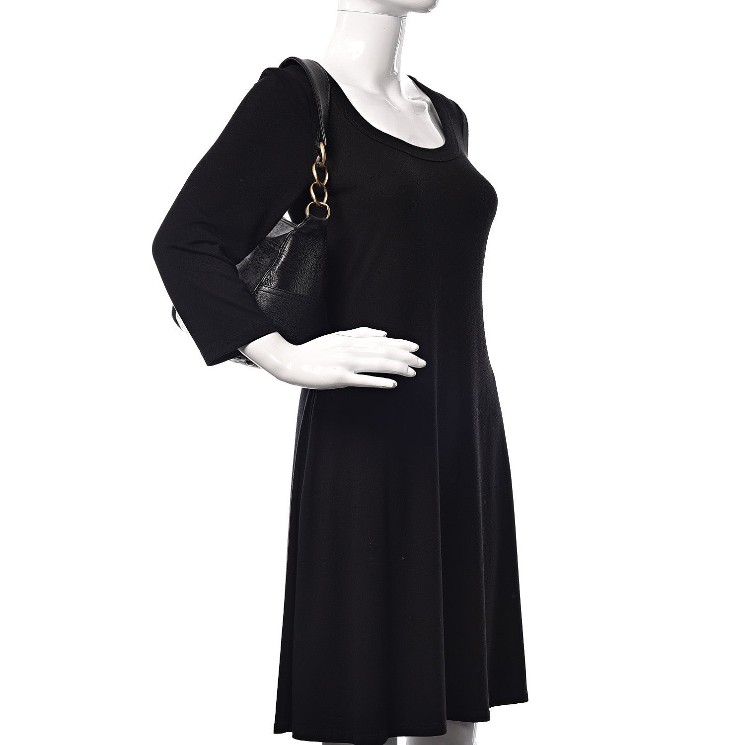 Chanel Calfskin Hobo Black 2 of 15