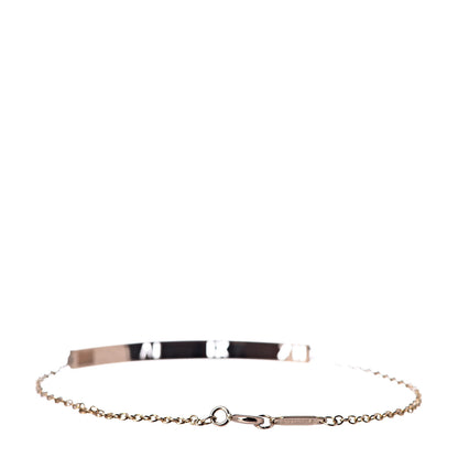 Tiffany 18K Rose Gold Diamond Atlas Bar Pierced Bracelet 3 of 4