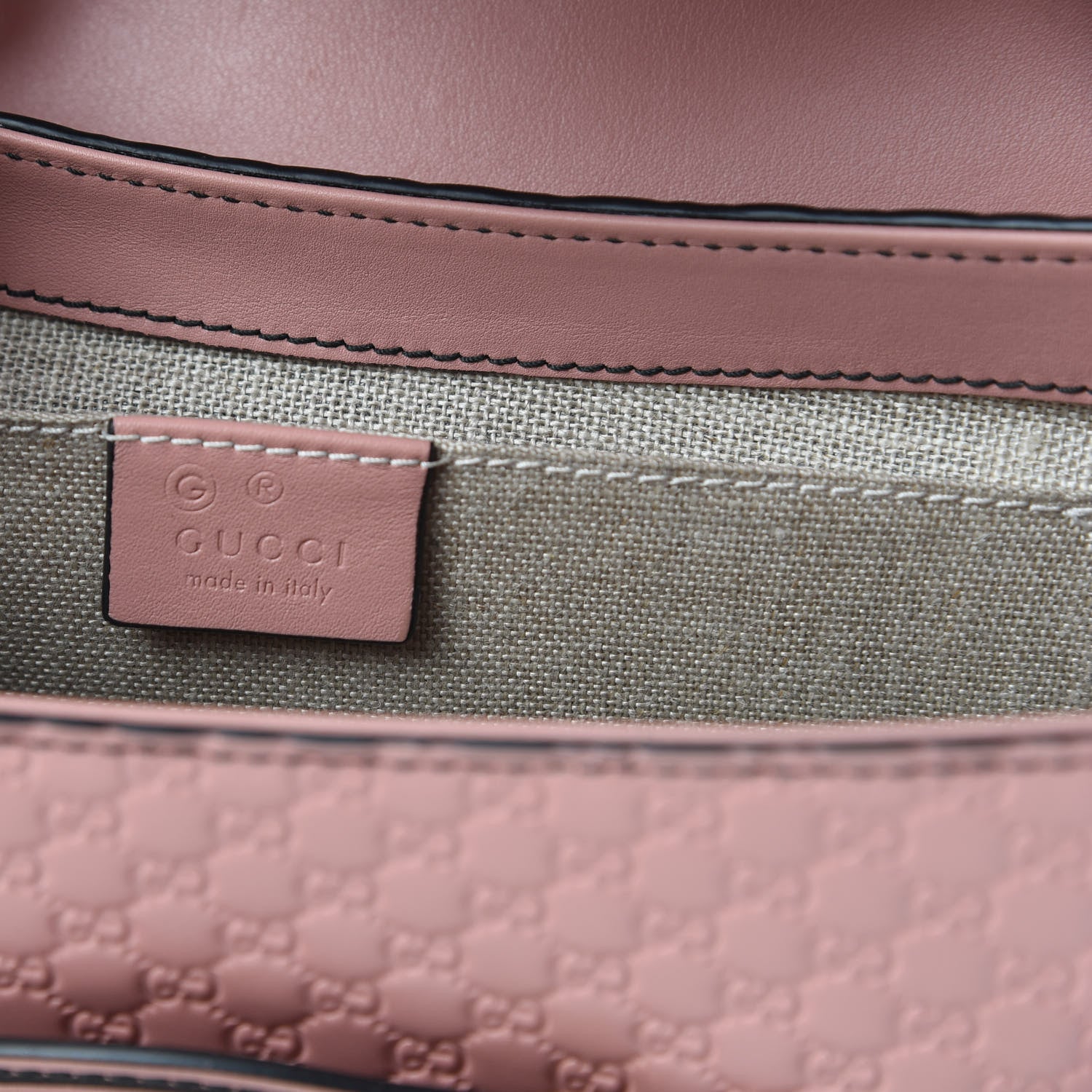Gucci Microguccissima Medium Emily Chain Shoulder Bag Soft Pink 6 of 11
