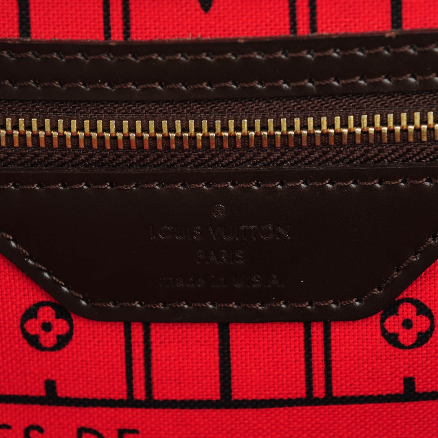 Louis Vuitton Damier Ebene Neverfull MM 6 of 7