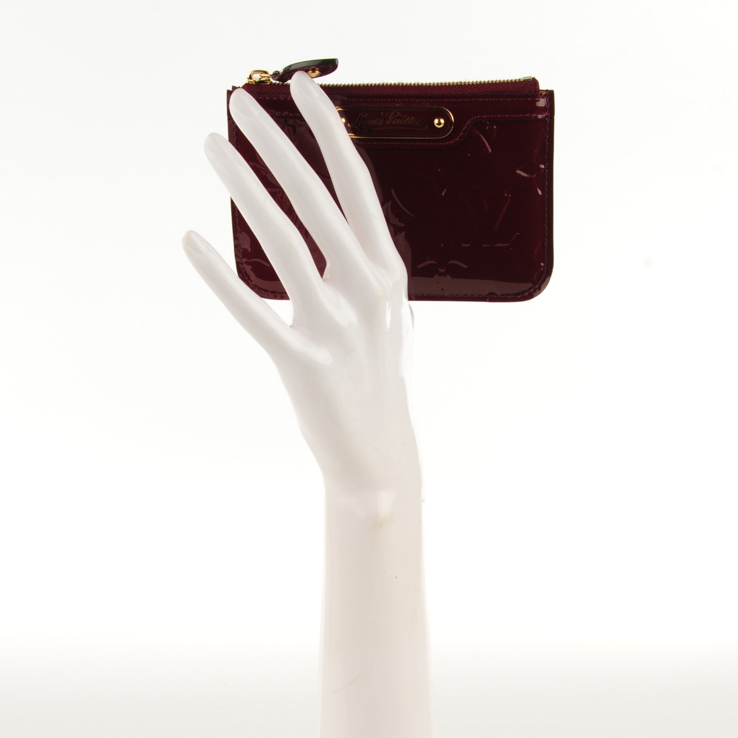Louis Vuitton Vernis Key Pouch Griotte 2 of 7