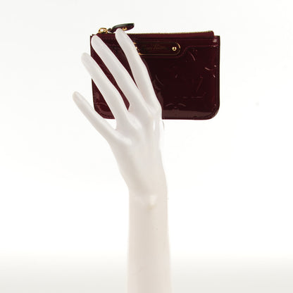 Louis Vuitton Vernis Key Pouch Griotte 2 of 7