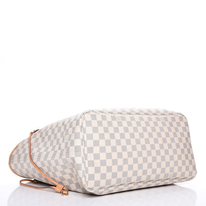 Louis Vuitton Damier Azur Neo Neverfull GM Rose Ballerine 4 of 11