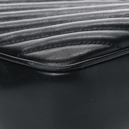 Saint Laurent Calfskin Matelasse Monogram Lou Camera Bag Black 5 of 9