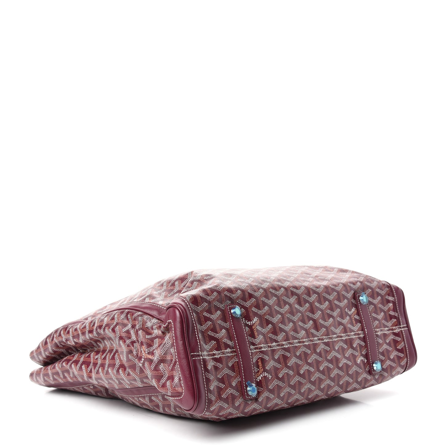 Goyardine Voltaire Smile Tote Burgundy