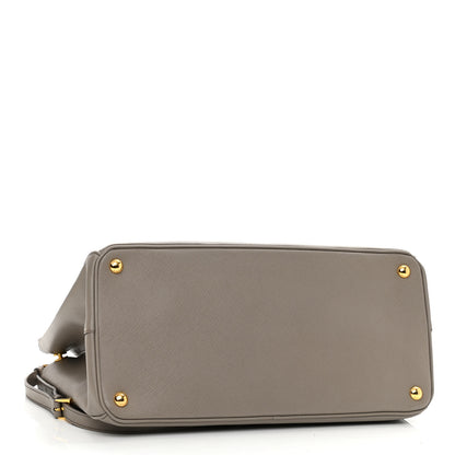Prada Saffiano Large Galleria Double Zip Tote Argilla 4 of 7