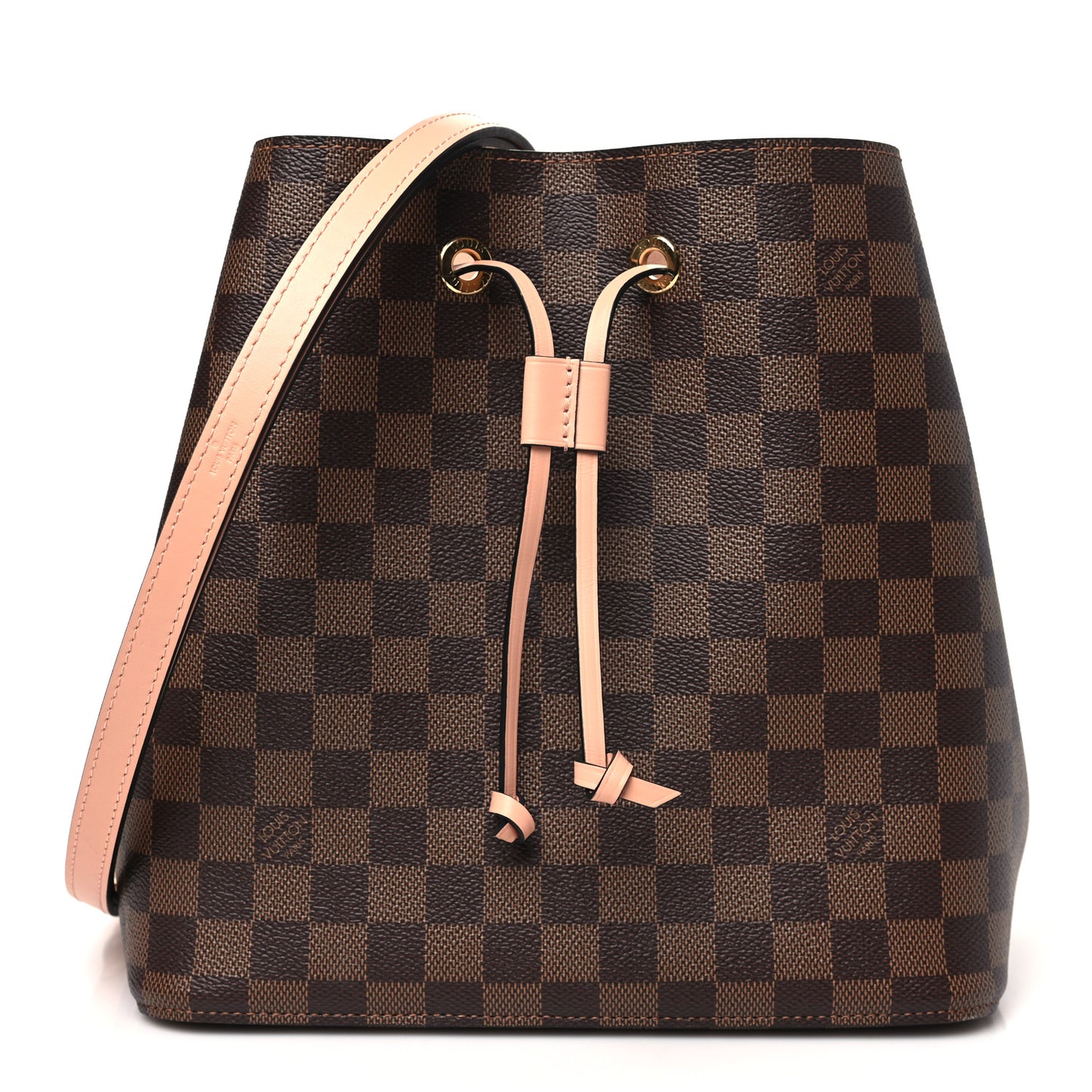 Damier Ebene Neonoe MM Venus Pink