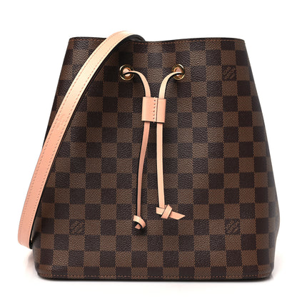 Louis Vuitton Damier Ebene Neonoe MM Venus Pink 1 of 9