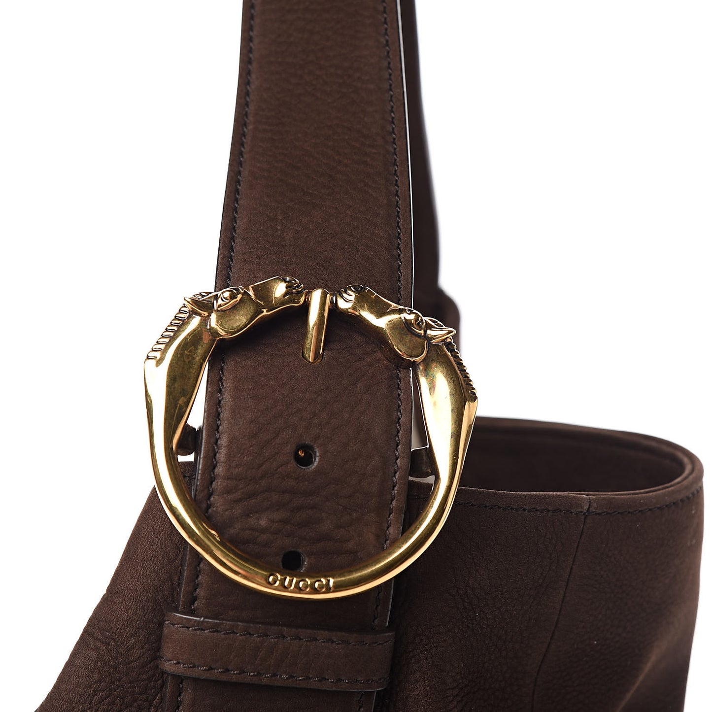 Nubuck Ribot Horse Heads Hobo Brown