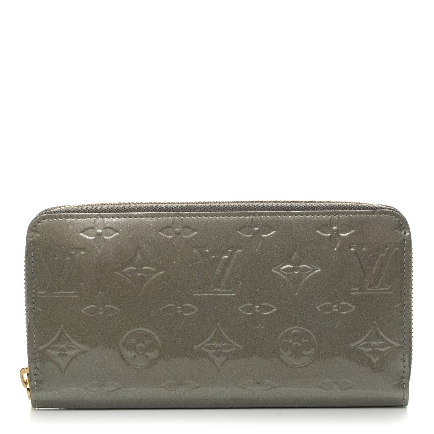 Louis Vuitton Vernis Zippy Wallet Gris Art Deco 1 of 6
