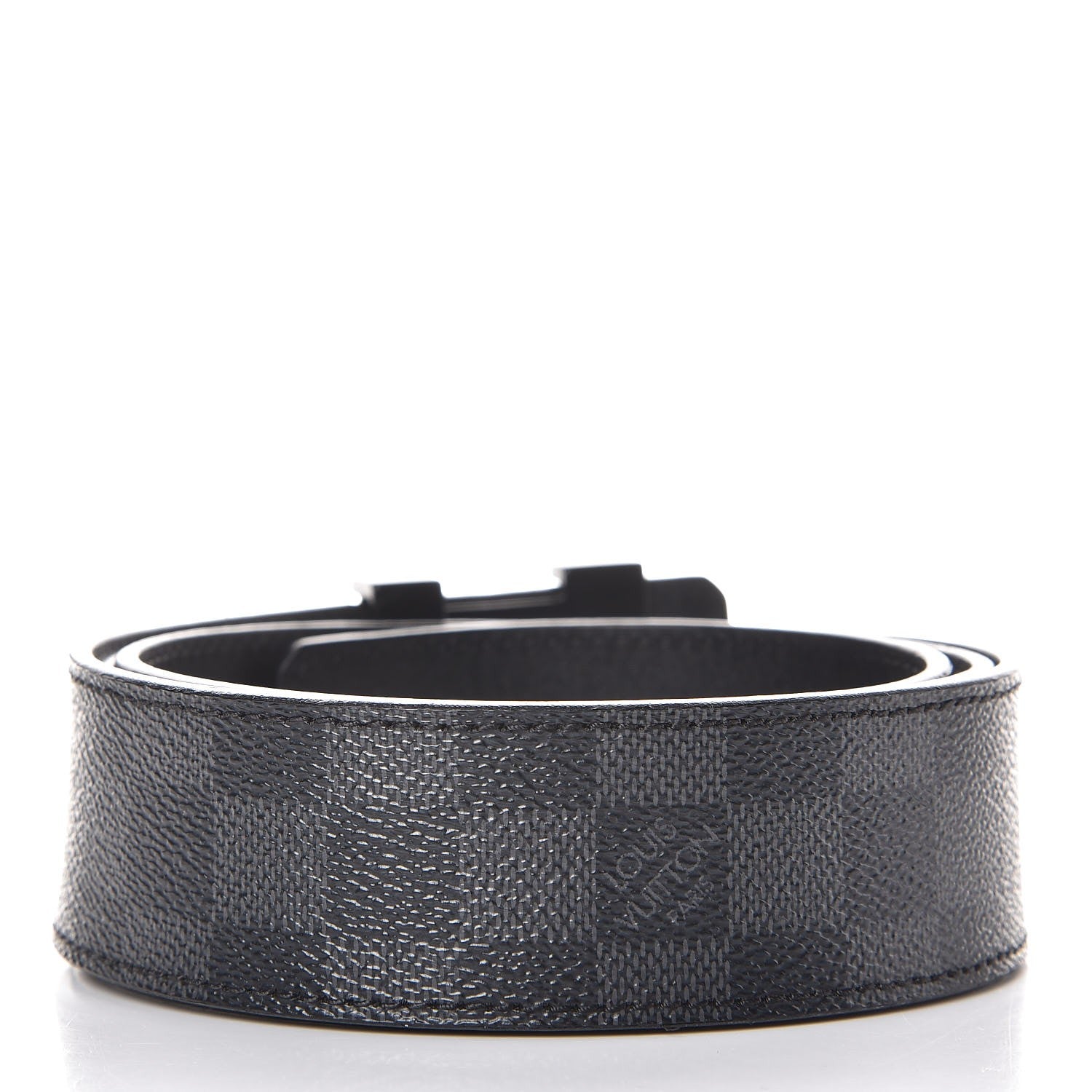 Louis Vuitton Damier Graphite 40mm LV Initiales Belt 100 40 3 of 8