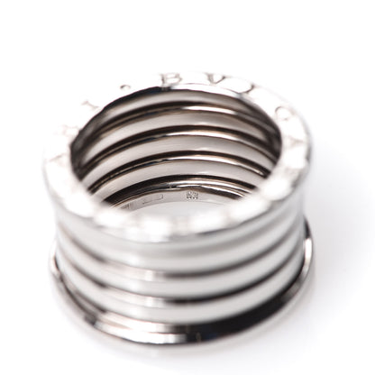 Bulgari 18K White Gold B.Zero1 Five-Band Ring 53 6.25 3 of 4