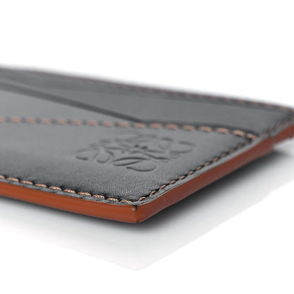 Loewe Calfskin Puzzle Card Holder Black 8 of 8