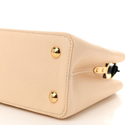 Louis Vuitton Taurillon Capucines PM Creme  Black 9 of 9