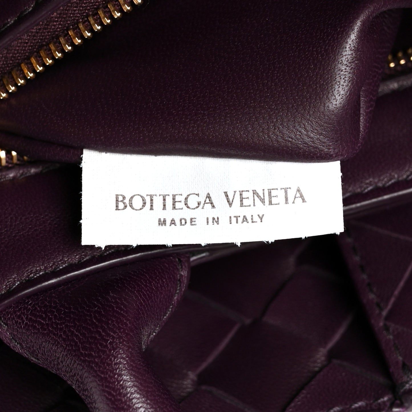 Nappa Intrecciato Small East West Andiamo Shoulder Bag Dark Mystic