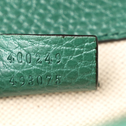 Gucci Dollar Calfskin Crystal Small Dionysus Shoulder Bag Emerald 8 of 12