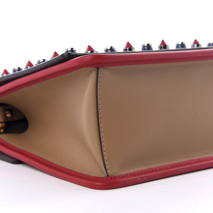 Fendi Calfskin F is Fendi Studded Small Kan I Shoulder Bag Tan 5 of 9