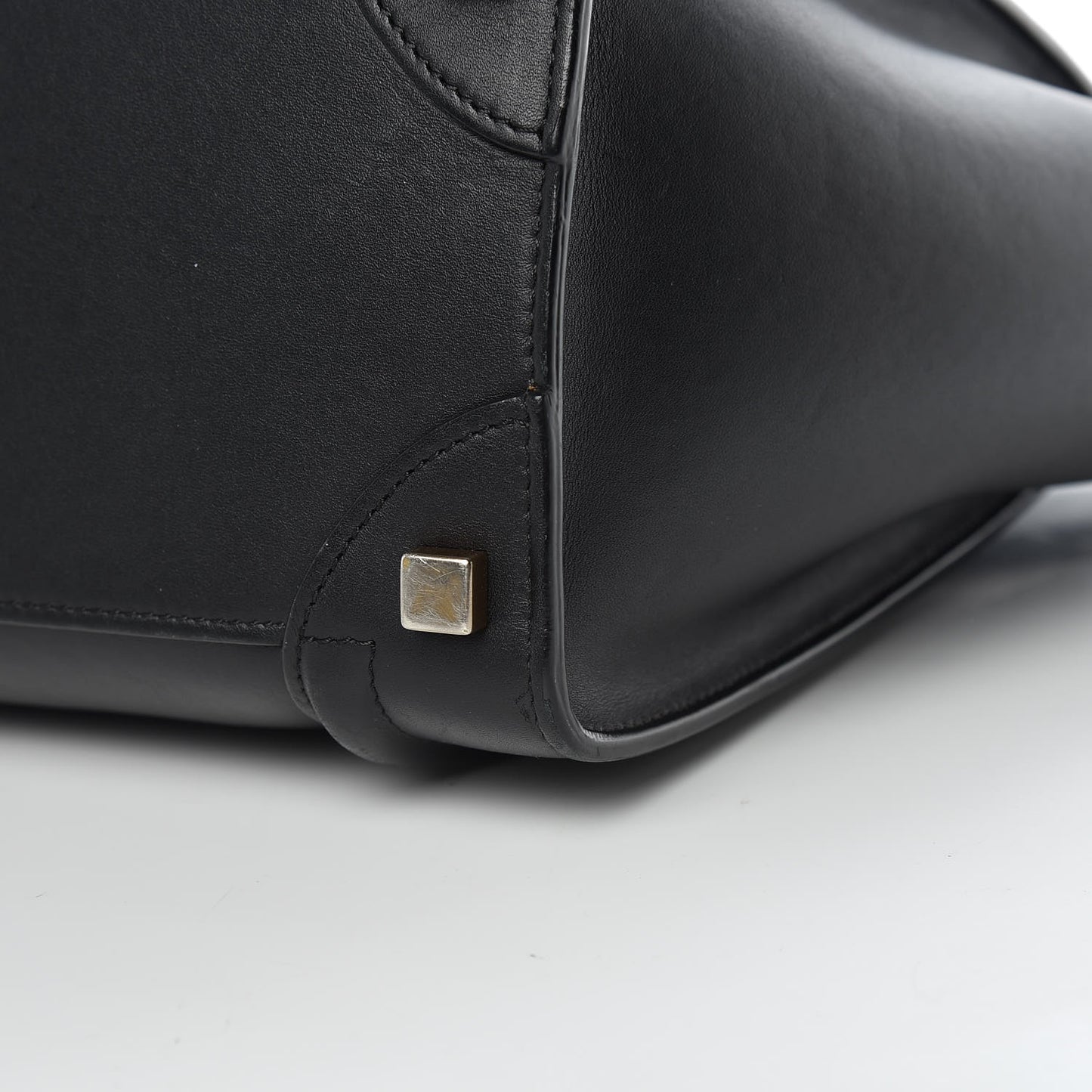 Smooth Calfskin Micro Luggage Black