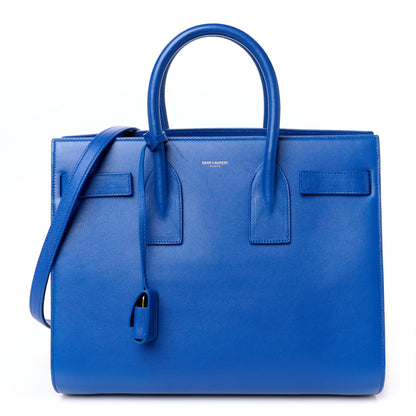Saint Laurent Calfskin Small Sac De Jour Outremer 1 of 10