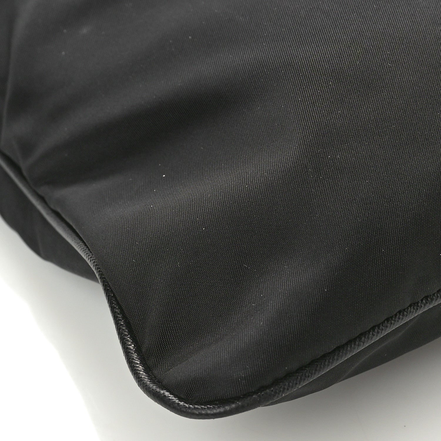 Prada Tessuto Nylon Saffiano Animalier Messenger Bag Black 8 of 9