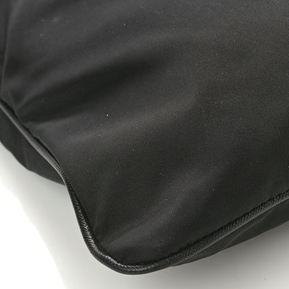Prada Tessuto Nylon Saffiano Animalier Messenger Bag Black 8 of 9