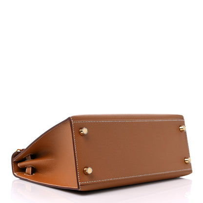 Hermes Epsom Kelly Sellier 25 Gold 4 of 11