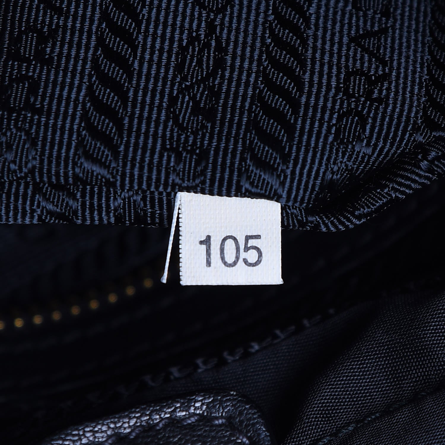 Prada Tessuto Nylon Jacquard Logo Tote Black 7 of 11