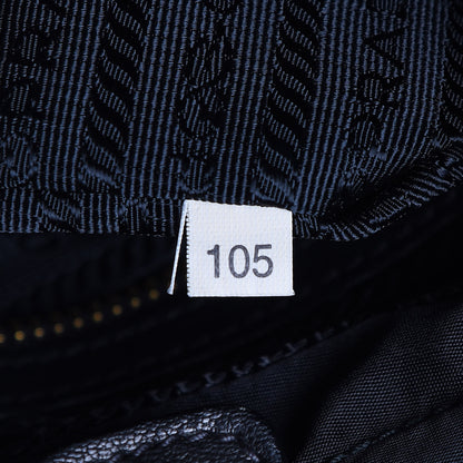 Prada Tessuto Nylon Jacquard Logo Tote Black 7 of 11