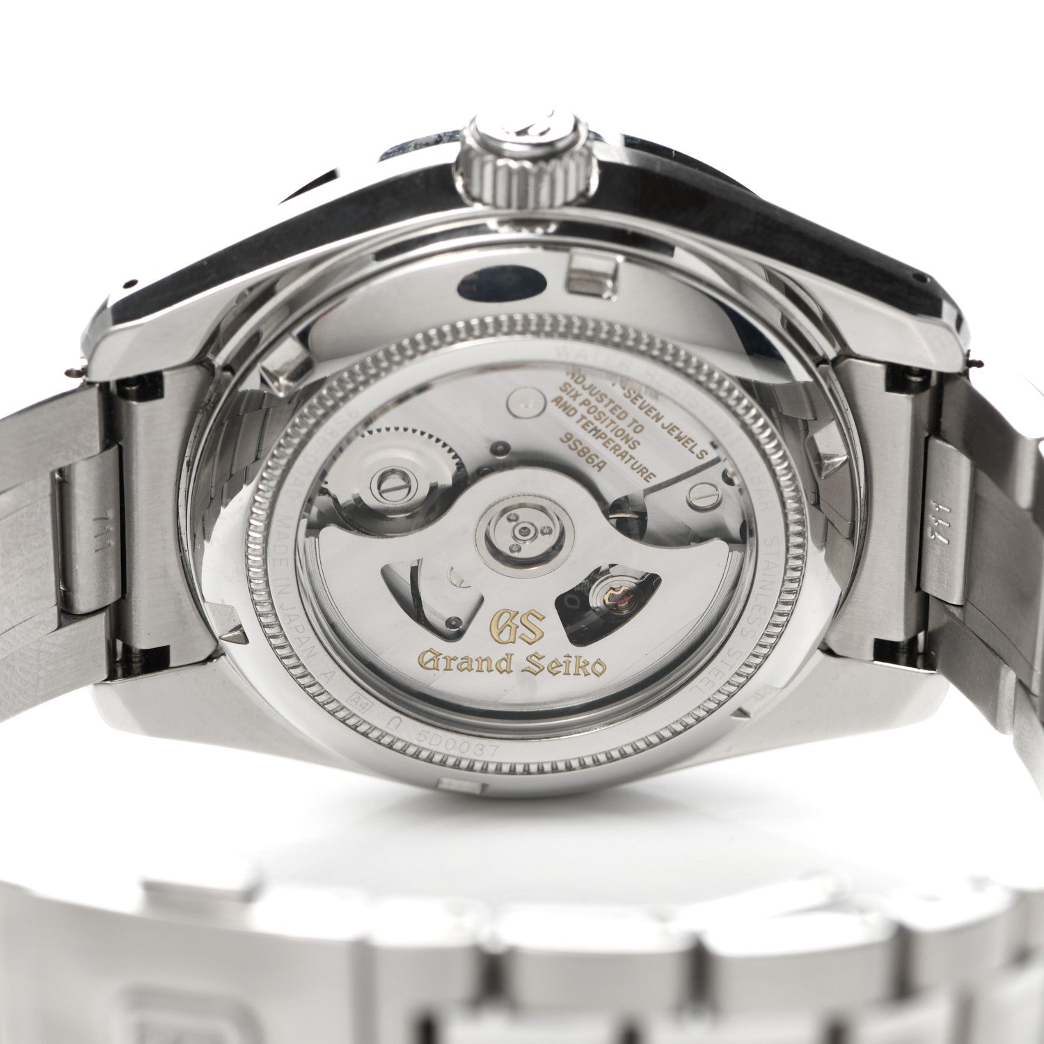 Grand Seiko Stainless Steel 40mm Mechanical High-Beat 36000 GMT Automatic Watch SBGJ011 4 of 5