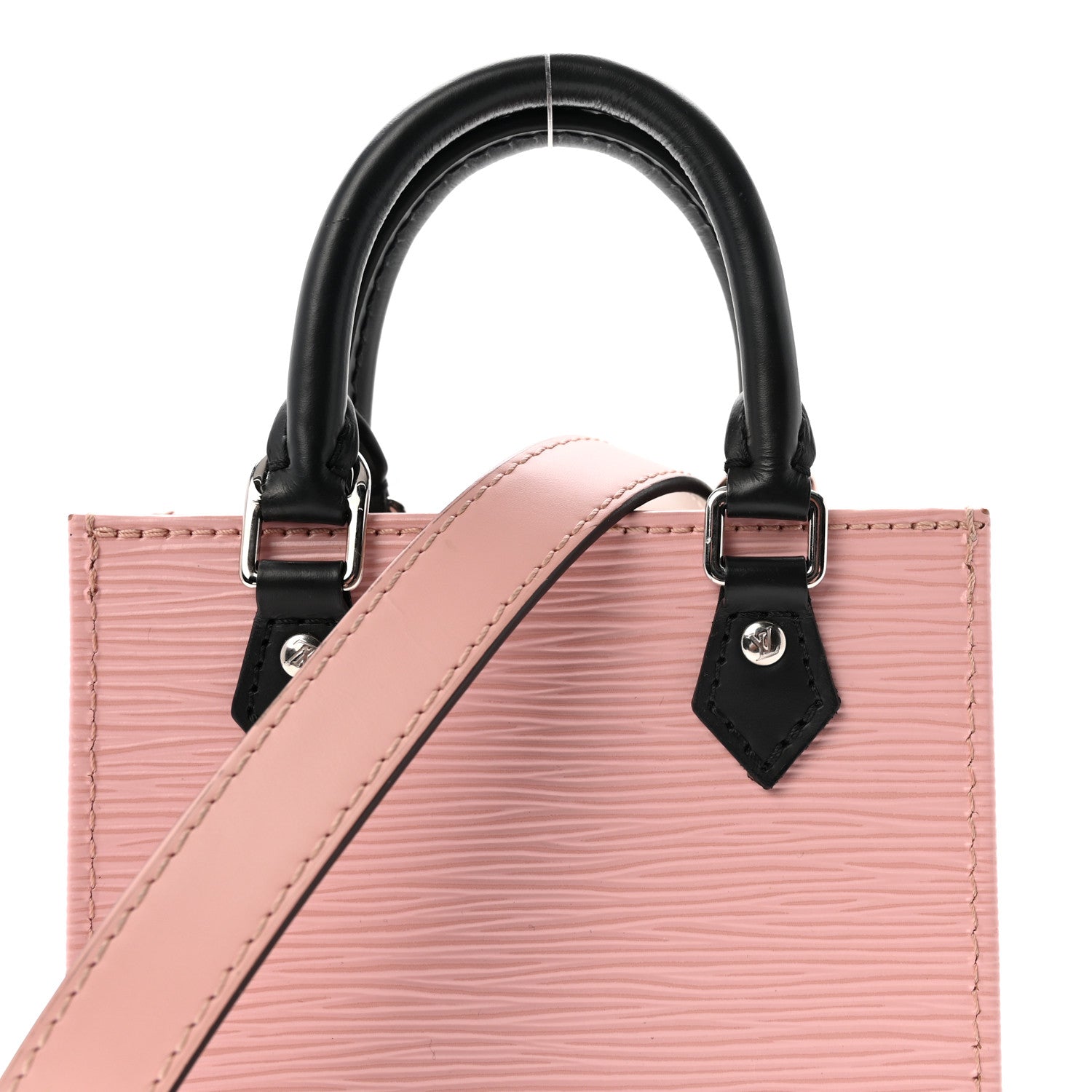 Louis Vuitton Epi Petit Sac Plat Rose Ballerine 7 of 9